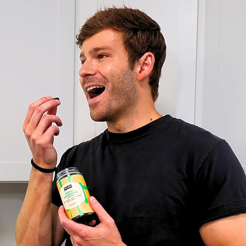 Miniatura 8 de JUGO Energy + SUPERFOODS  Gomitas de vitamina B12 con col rizada y súper verdes  40 gomitas energéticas sin cafeína  A base de plantas, sin