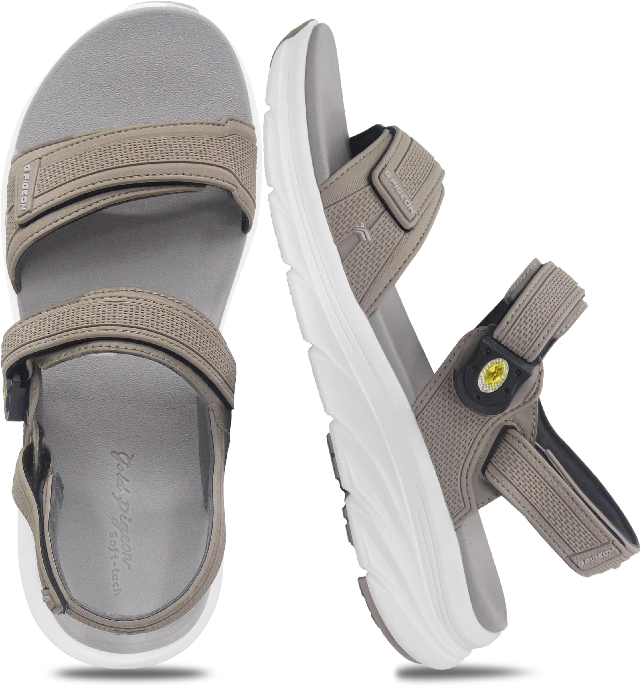 EVA Anti-Fatigue Thick Cushion Sandals Easy SNAP LOCK Closure