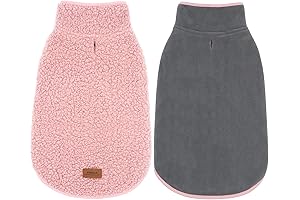 cyeollo Warm Dog Sweater with Velcro Closure