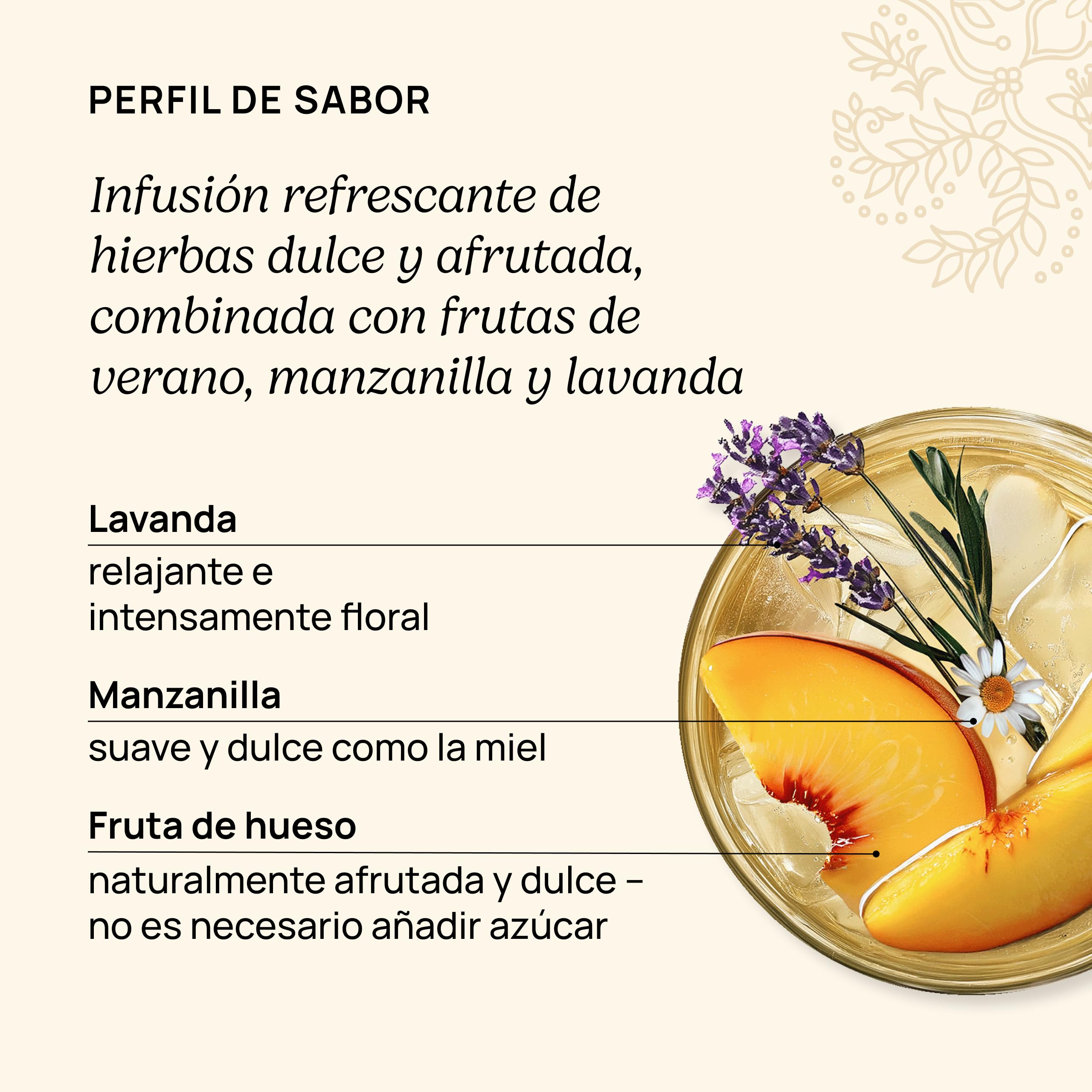 Yogi Tea Cold Brew Melocotón y Mango - Infusión Fría Natural, 15 Bolsitas, Bebida Refrescante Sin Azúcar, Té Helado Saludable