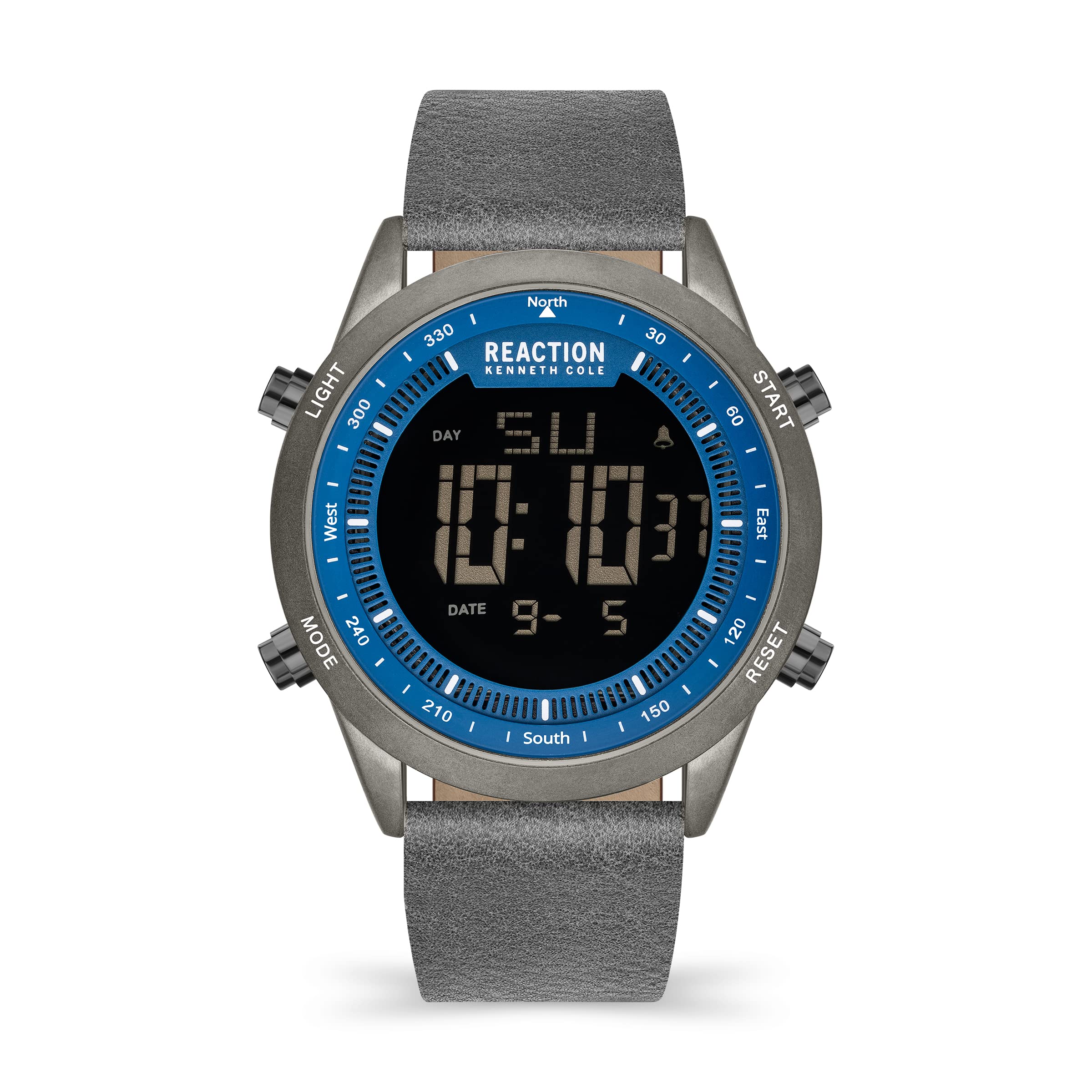 Kenneth Cole Reaction Digital Blue Dial Mens Watch-KRWGD2191201 (B09TRZ8GZ5) Amazon Price History, Amazon Price Tracker