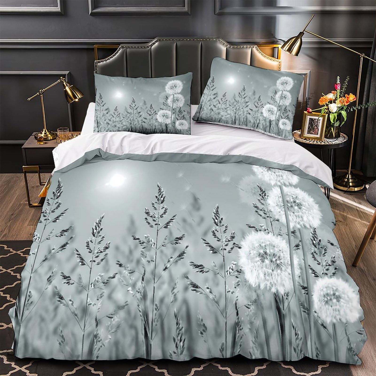 Housse de couette dalmatien légère et anti-plis pour éliminer les allergies de lit King