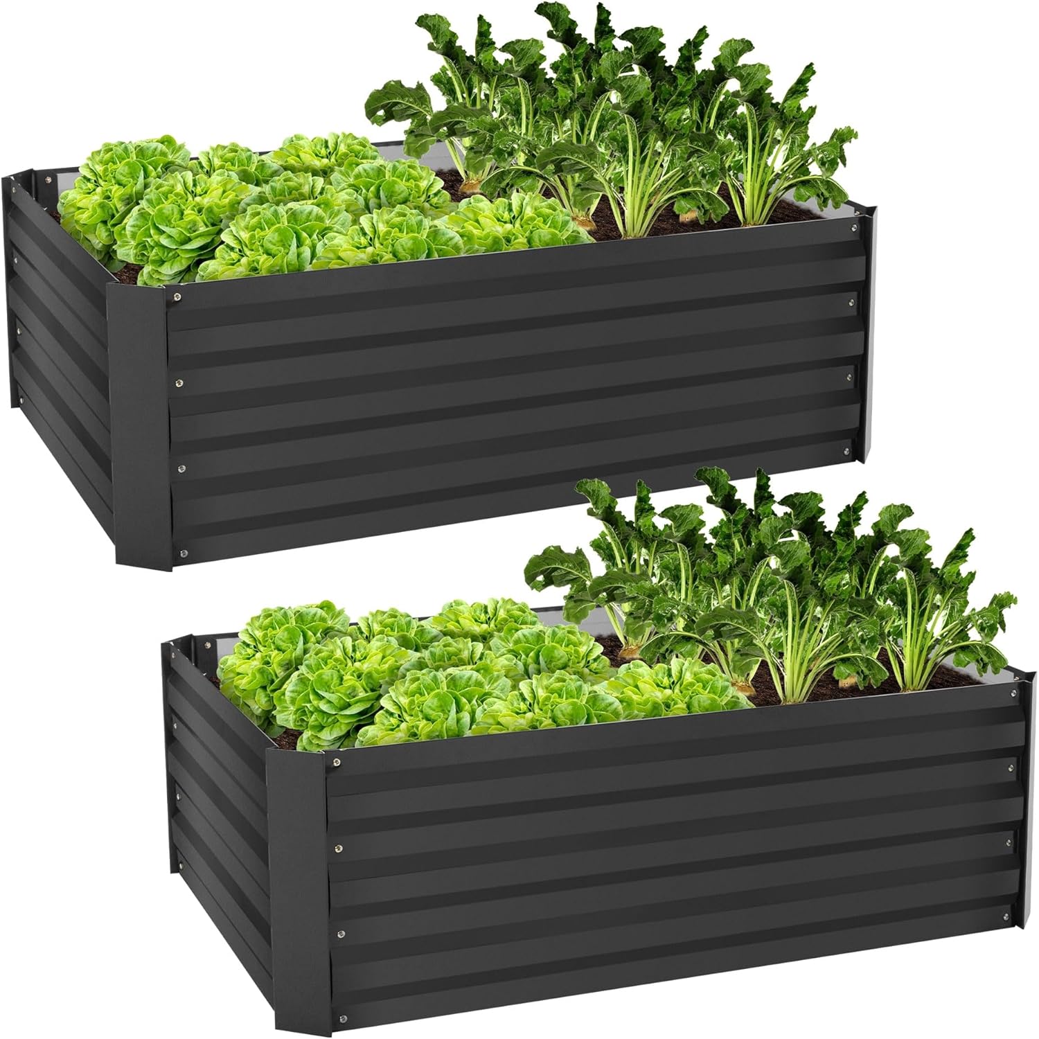 Lit De Jardin Surélevé 60 Cm à Fond Ouvert - Jardinière Rectangulaire