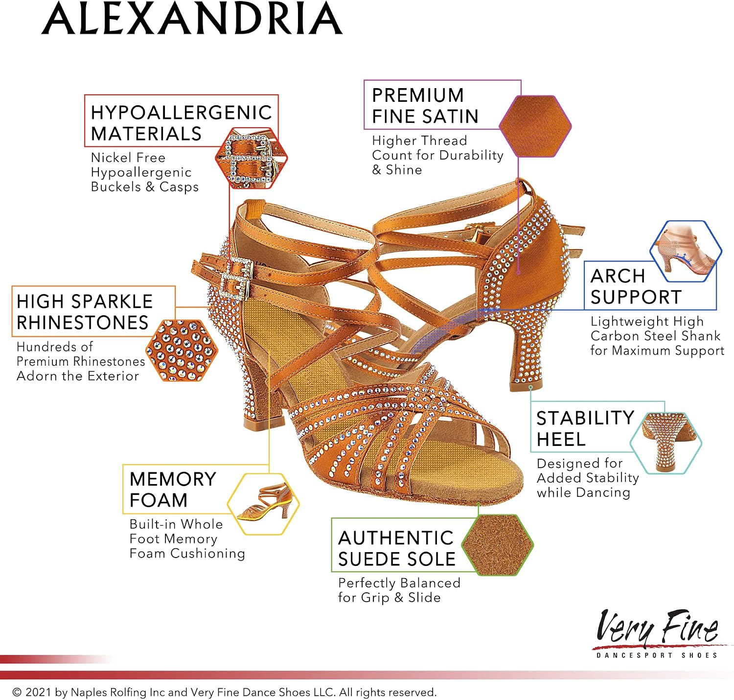 Very Fine Alexandria Womens Black Satin Salsa Tango Latin Ballroom Waltz Dance Shoes 2.5" Spool Heel US Size