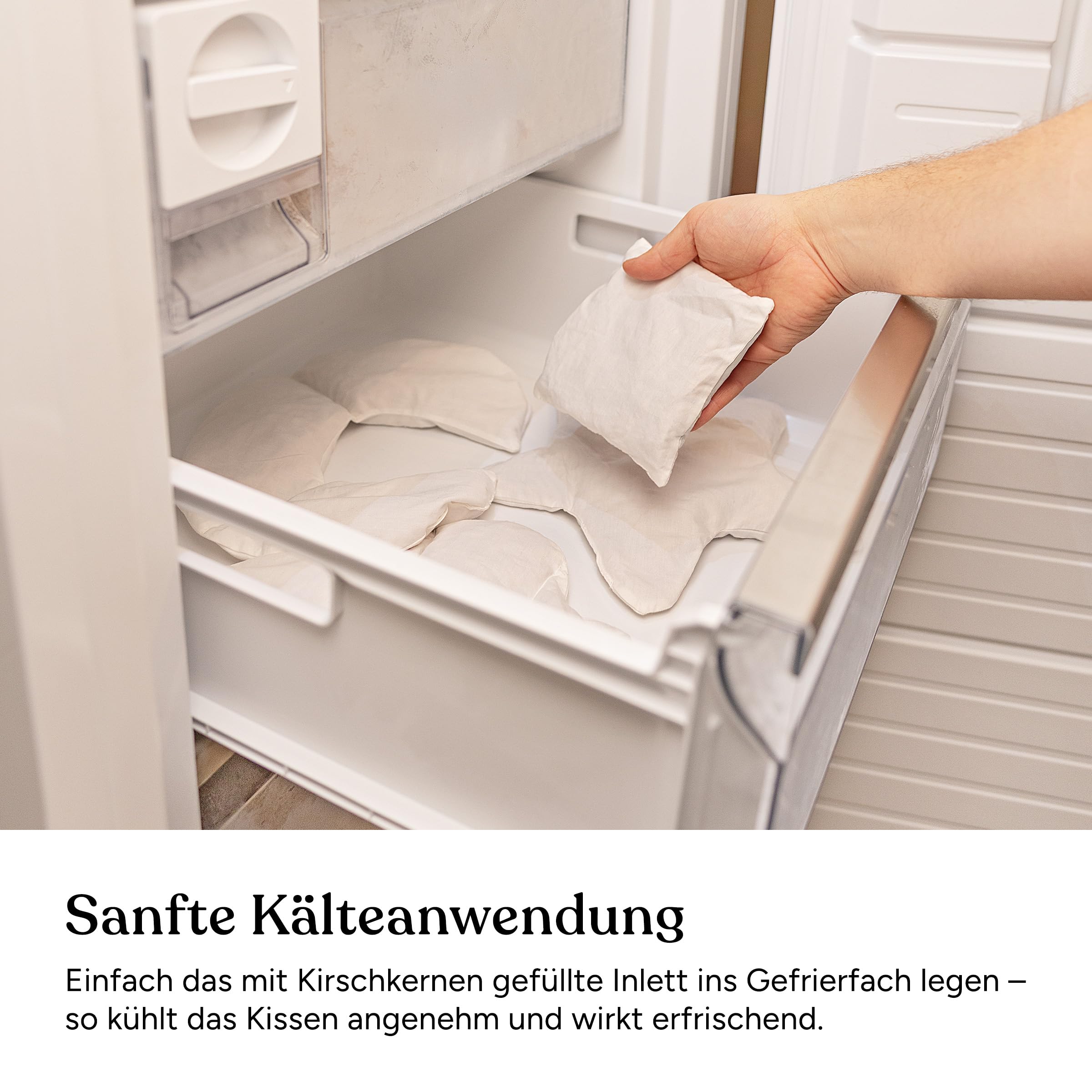 Ehrenkind® Wärmekissen Stern aus 100% Bio-Baumwolle Nickistoff | Kirschkernkissen für Babys & Kinder | Natürliches Wärme- & Kühlkissen mit herausnehmbarem Inlett | Sternform Rosé | Made in Europe