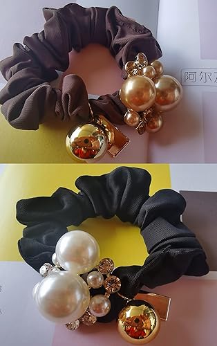 Miniatura 4 de Lazo elástico de cristal para el cabello, exquisito soporte para cola de caballo, accesorios para el cabello hechos a mano, cuerda para mujeres y