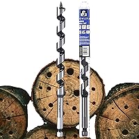 Vista 18 de SOMADA Broca de taladro de 1-1/2 pulgadas x 6-1/2 pulgadas para madera, vástago hexagonal de cambio rápido de 1/4 pulgadas, broca larga de tres