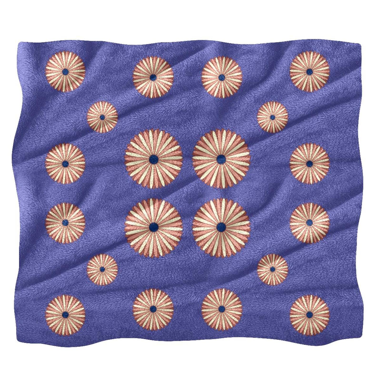 Couvre-lit douillet et moelleux fleur de marguerite pour chambre d'enfant