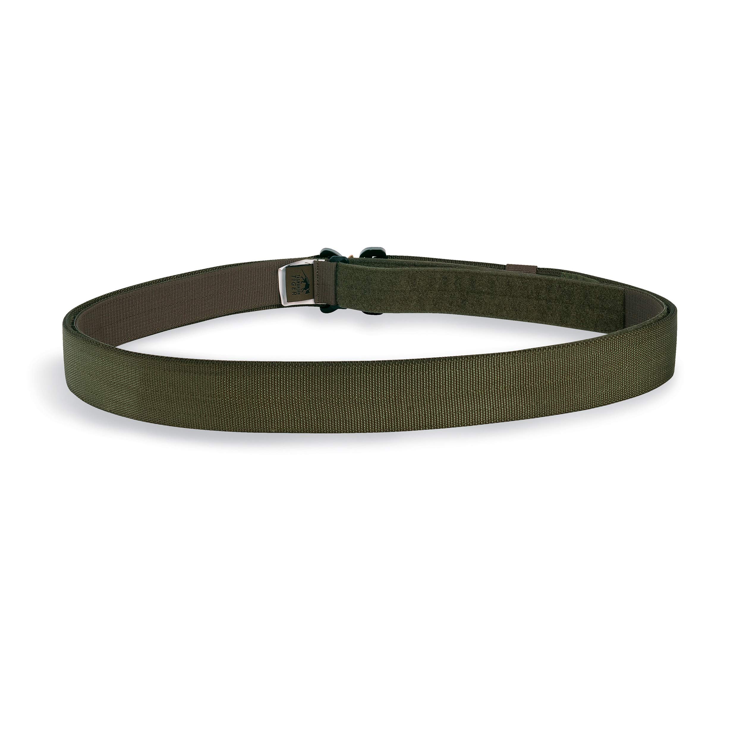 Tasmanian Tiger Equipment Belt Mk II Set, Double Tactical Battle Belt, Duty and Utility, Cobra Buckle, X-Large, Olive (TT-7633-331-XL)