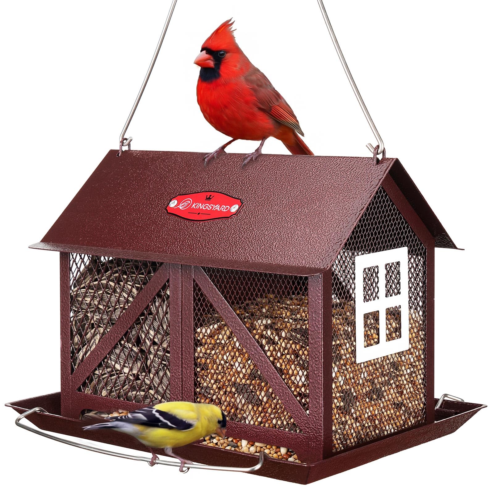Kingsyard 2-in-1 Metal Feeder