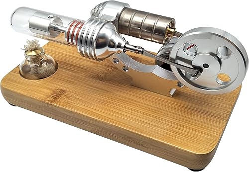 Miniatura 4 de Generador eléctrico juguete didáctico volante motor único a aire Sunnytechhot M14-03-s