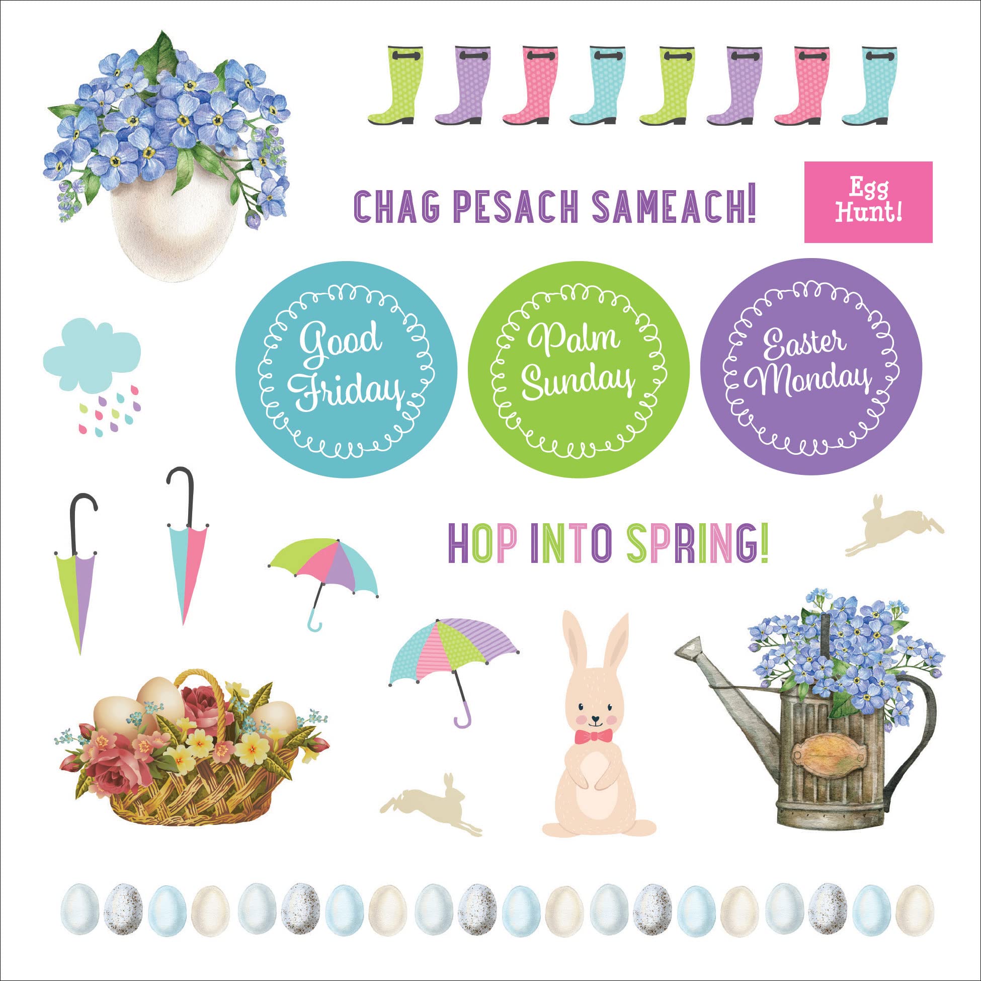 A Year in Stickers: Fun Pictures and Words to Highlight Celebrations