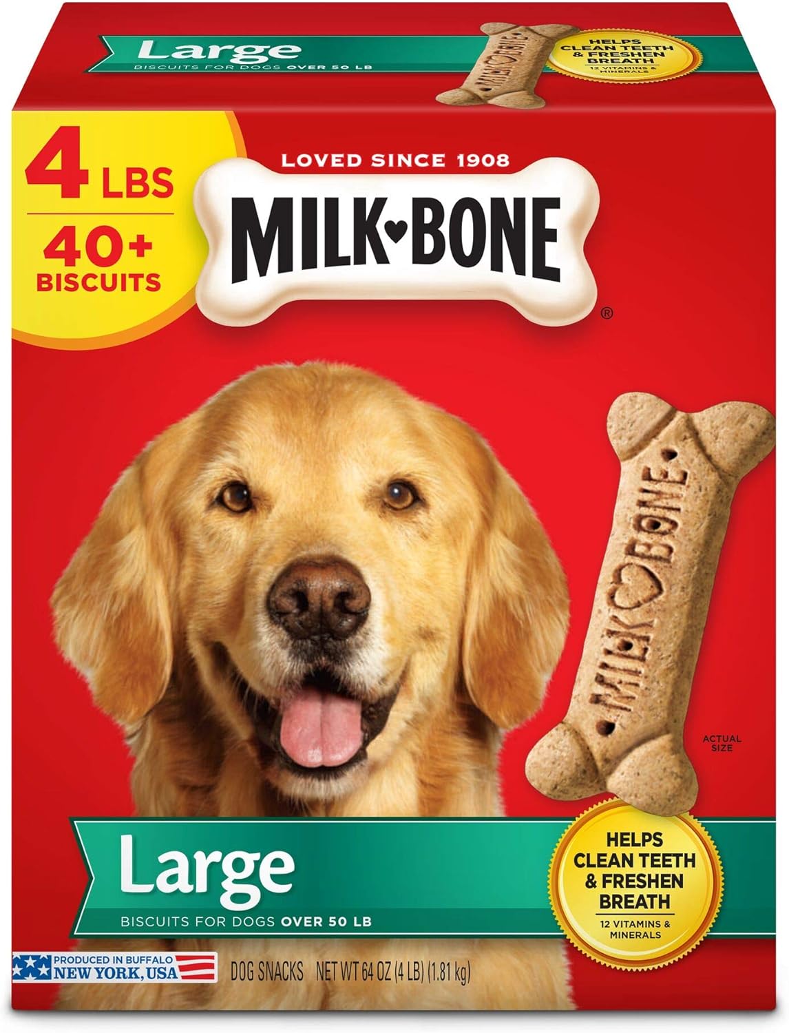 Milk-Bone Original Dog Treats Biscuits for Medium Dogs, 10 Pounds : Pet Snack Treats : Pet Supplies