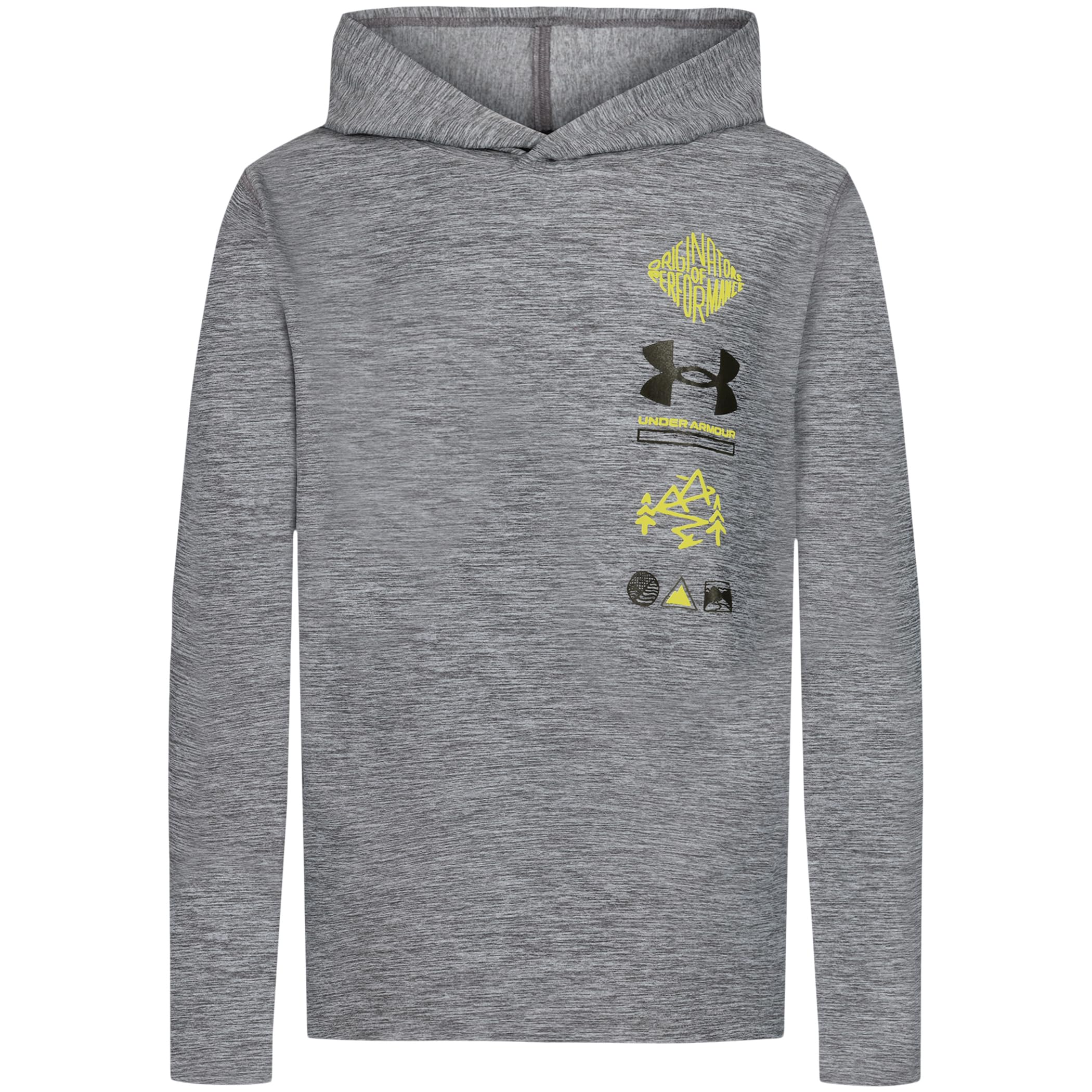 Under Armour Boys' Long Sleeve Hooded Performance Tee, Outdoor Collection