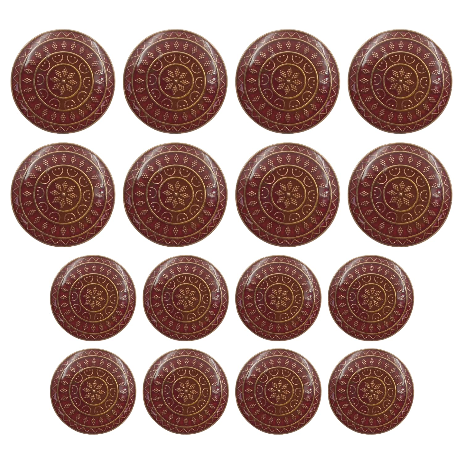 Ani accessories Moroccan Traditional Design Metal Button for Coat Blazer Suit, Sherwani and Indian Dresses Sports Coat Size8 Big and 8 Small (Brown)-picture-30