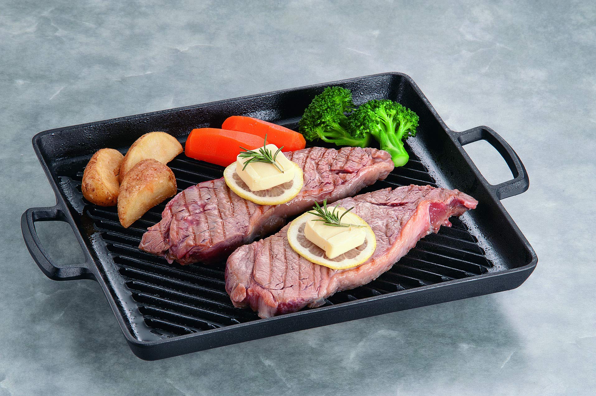 Amazon｜TKGコーポレーション グリルパン 大 鉄鋳物 AGLA902