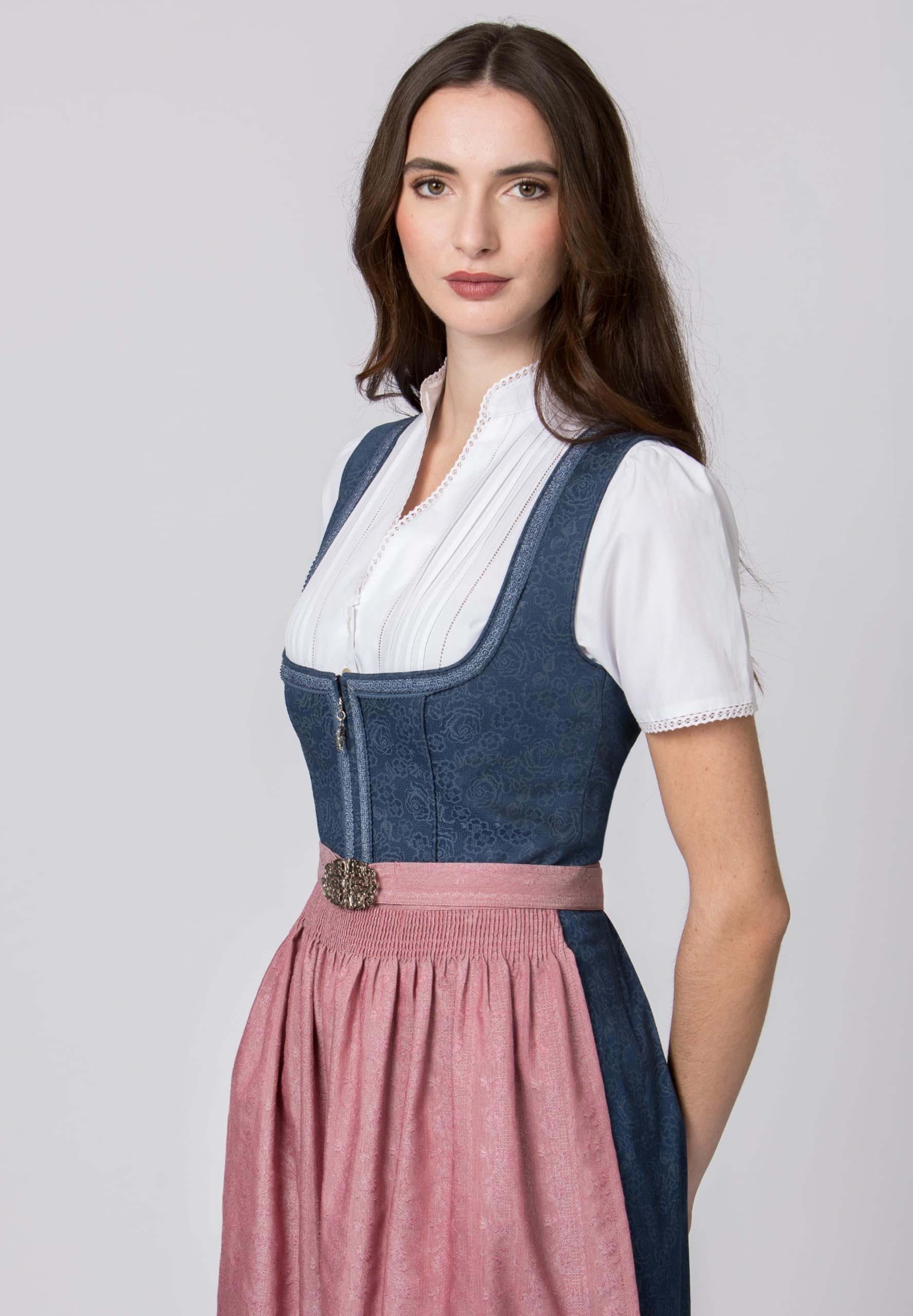 Stockerpoint Damen Roseline Midi Dirndl (1er Pack)