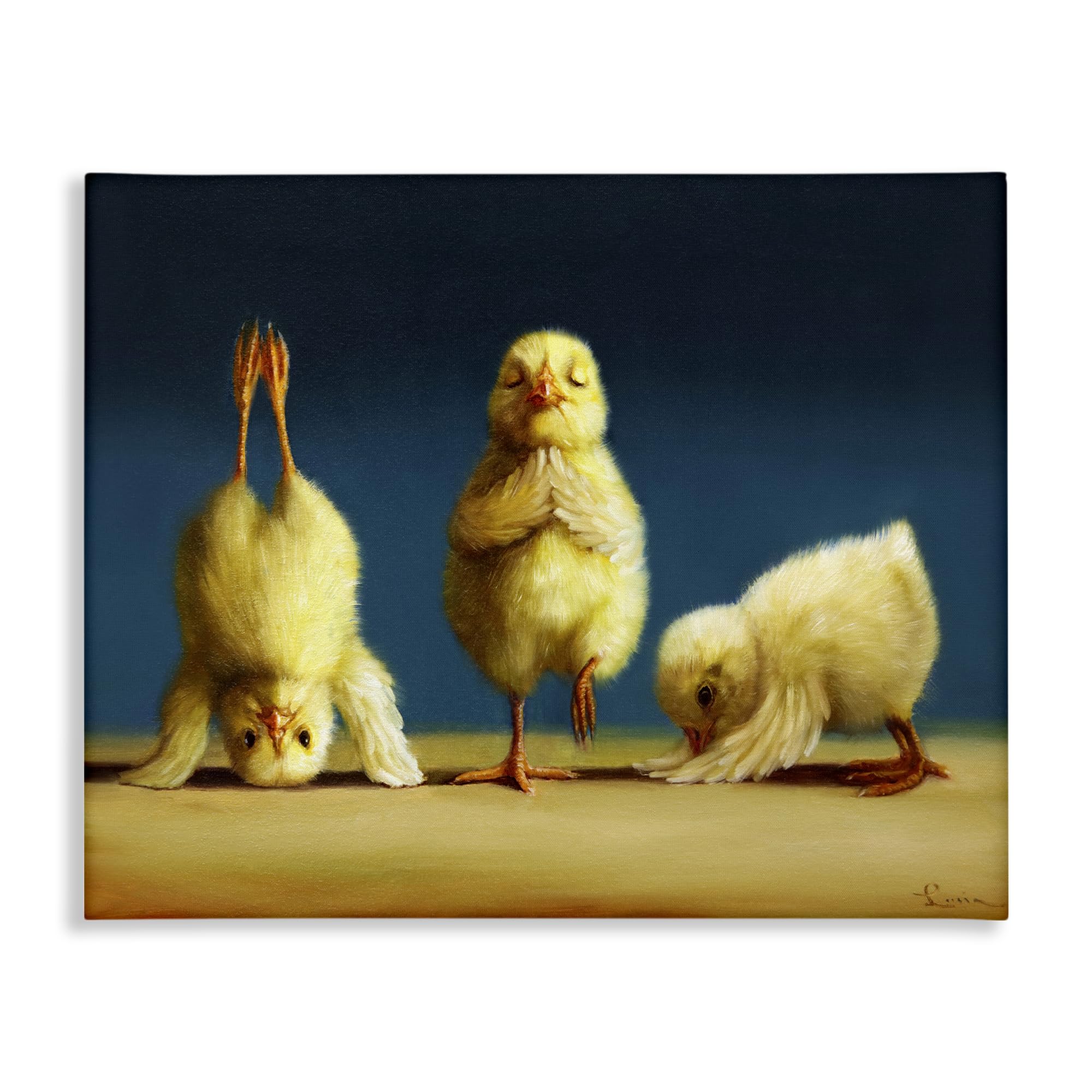 Stupell Industries 'Yoga Chicks Funny Stretching Poses Farm'| Canvas Art