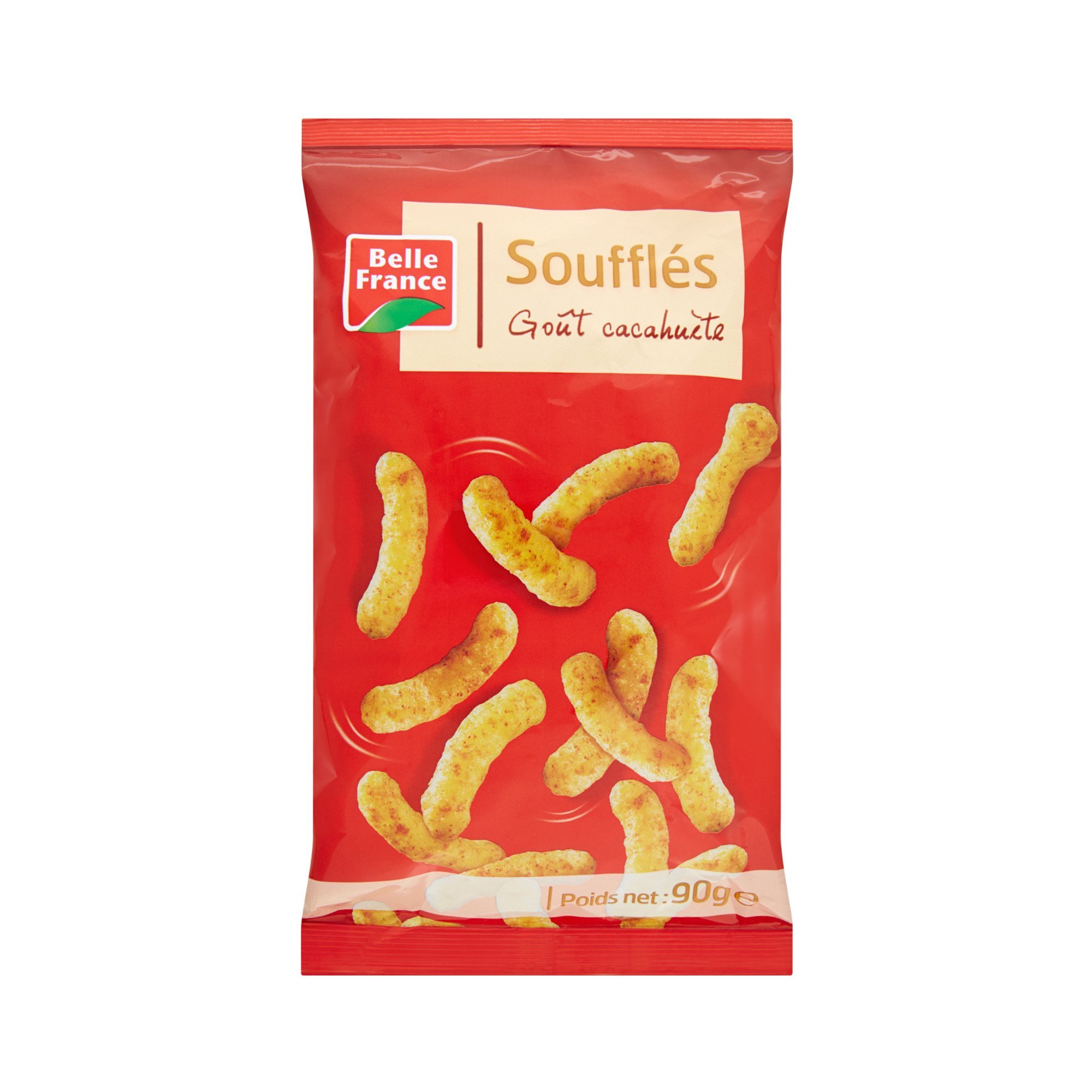 Belle France Soufflés Goût Cacahuète 90 g