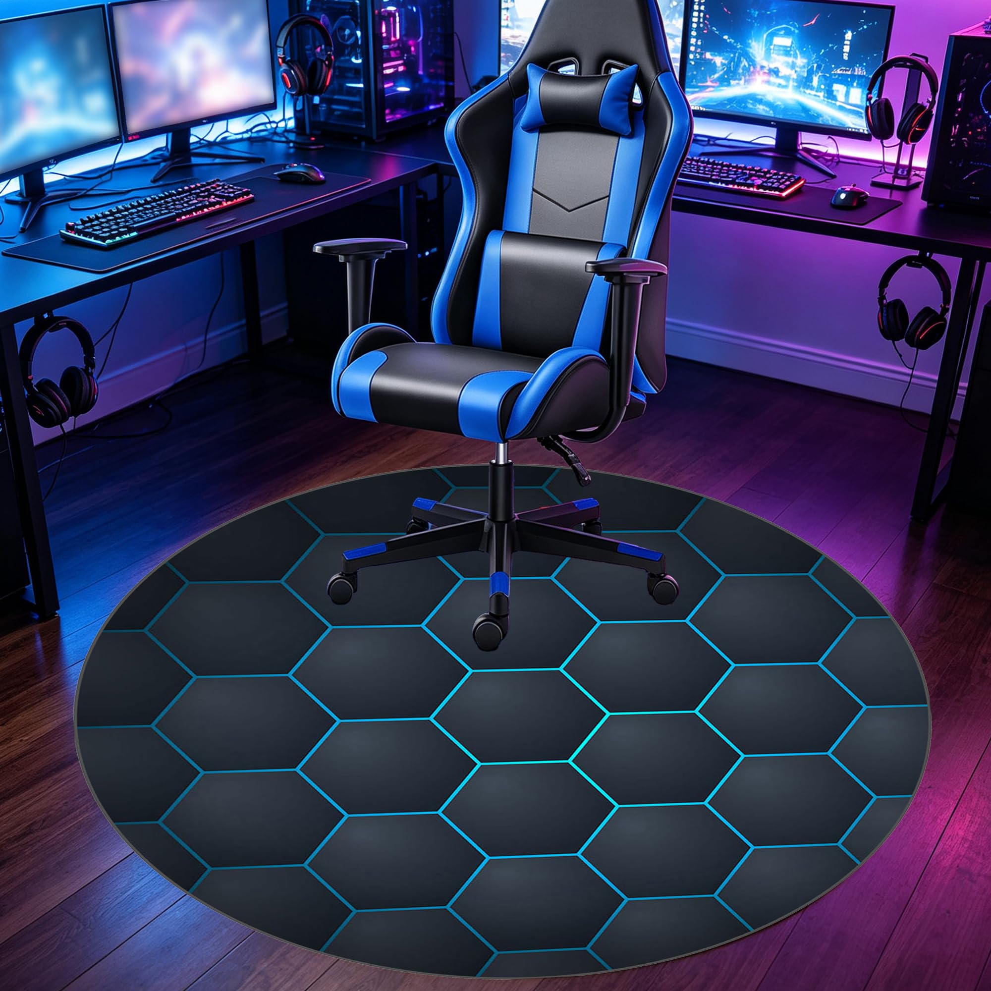 Alfombra Silla Gaming/Oficina Alfombra Silla Ruedas Antideslizante