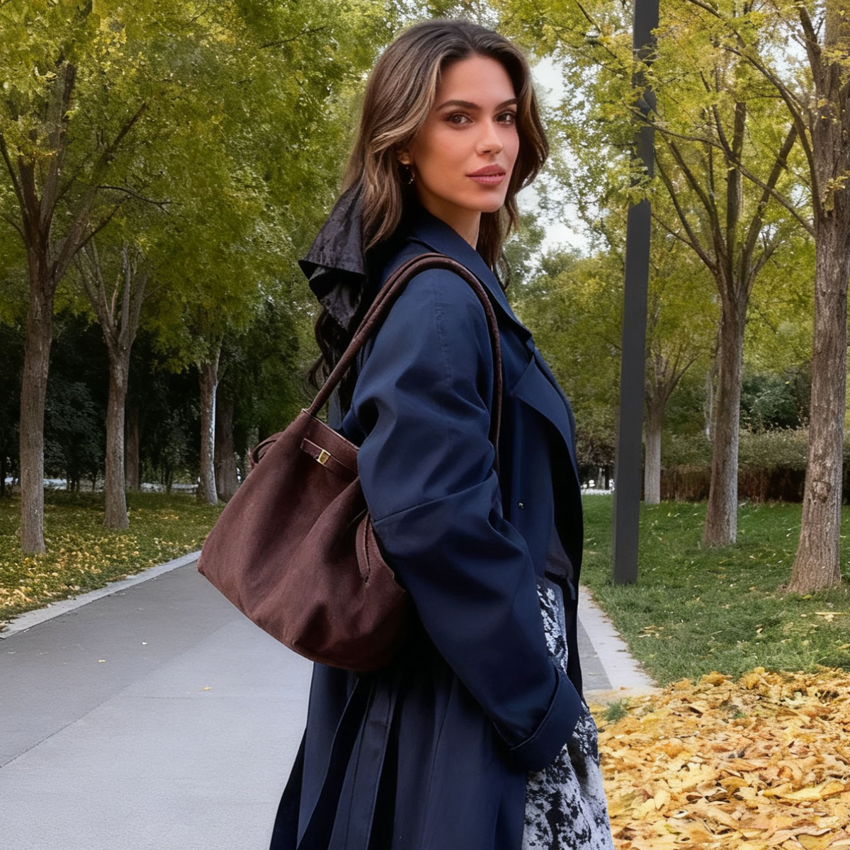 Bolso Tote de Mujer Vintage Gran Capacidad miniatura 7