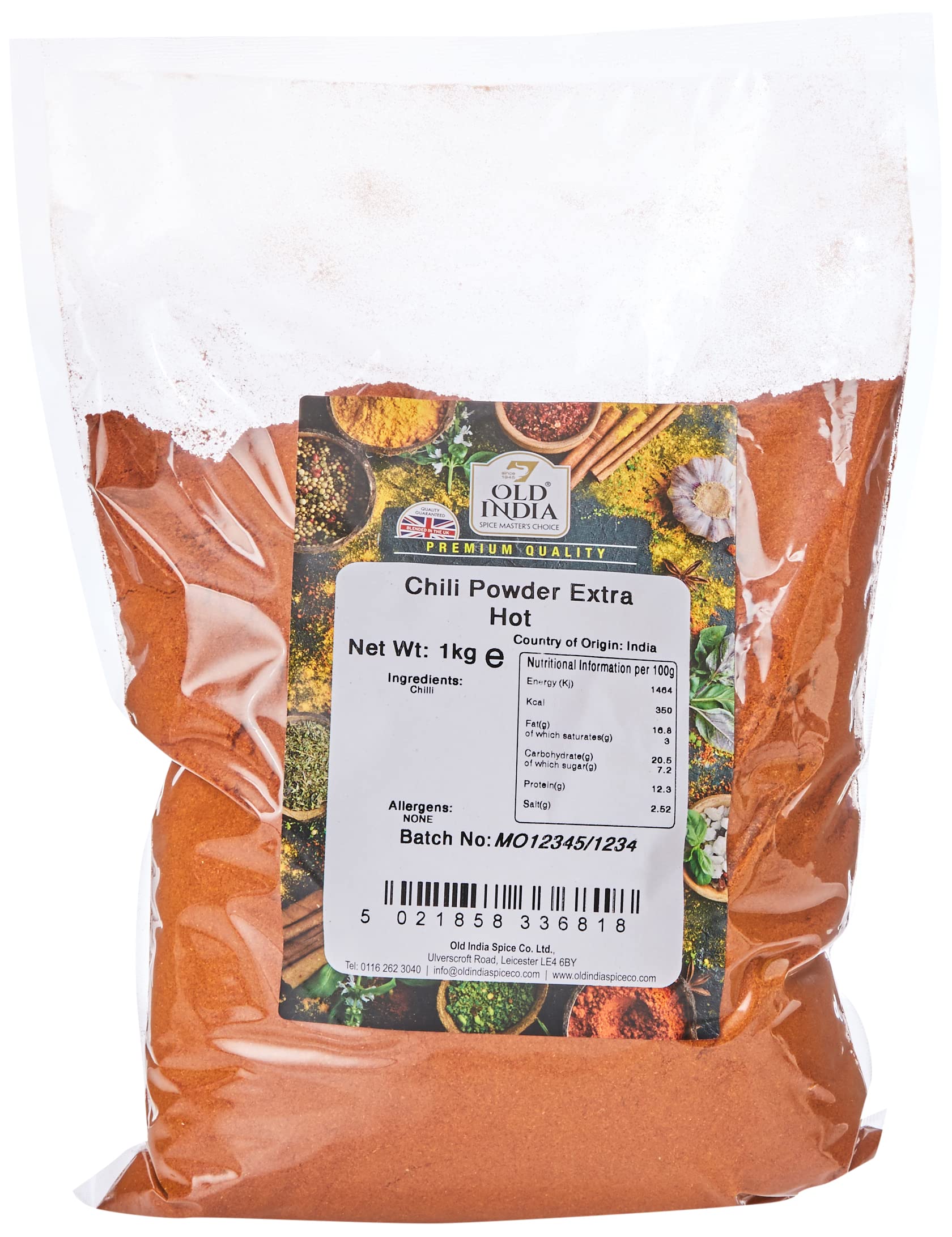 Old India Extra Hot Chilli Powder 1 Kg