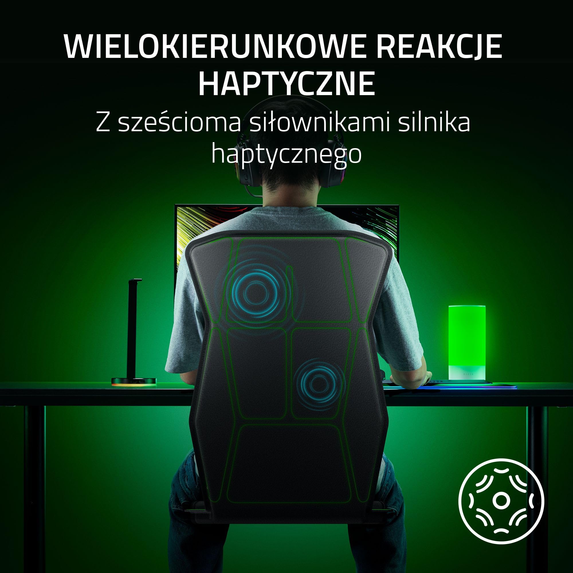 Razer Gaming Chair Acc Freyja Haptic Cushion (RC81-04340101-R3M1)