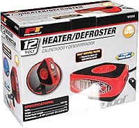 Vista 5 de Performance Tool W5009 12V Calentador compacto y descongelador con base giratoria, mango oscilante y linterna LED