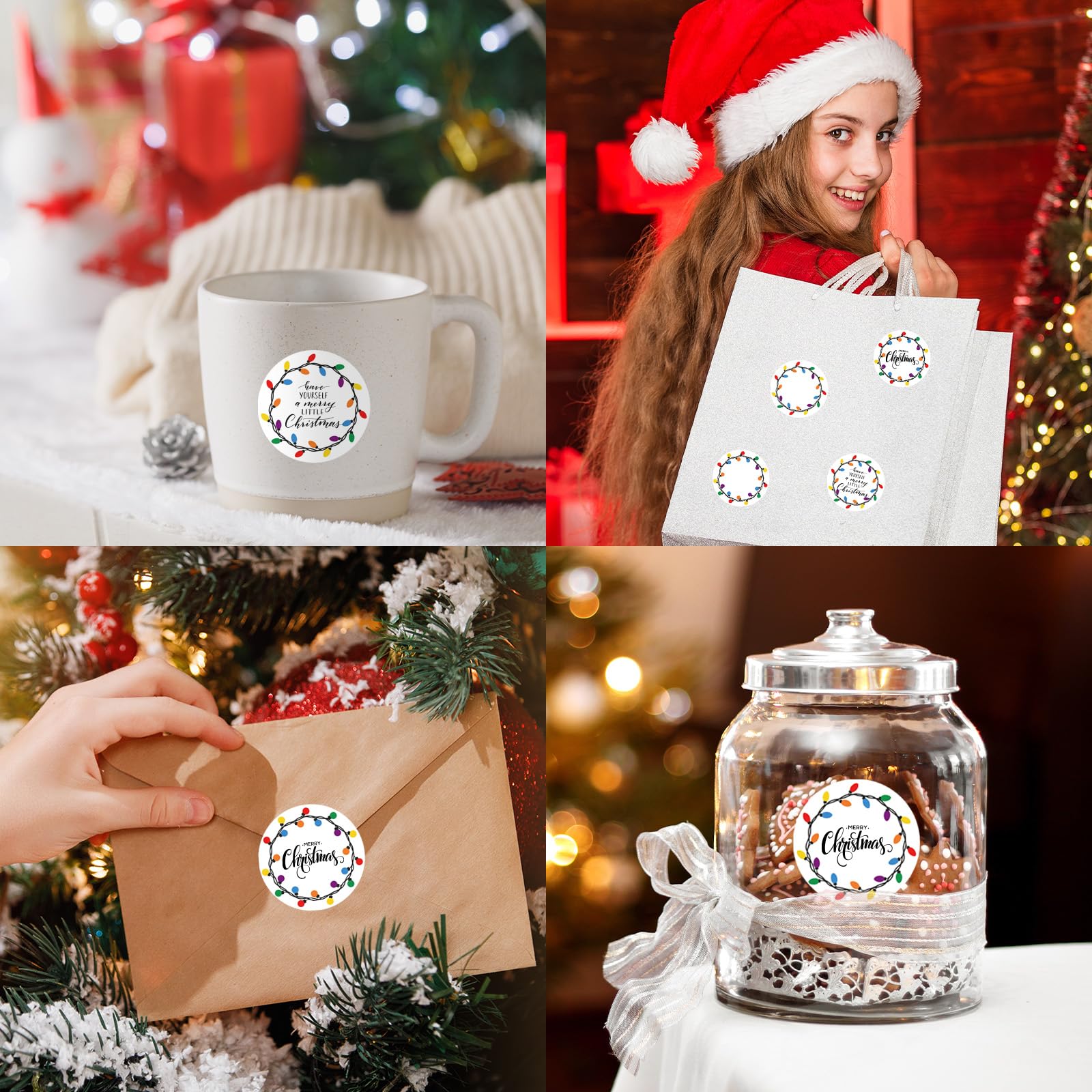 Christmas Direct Thermal Labels 2 Inch Coding Label Stickers For Thermal Label - View #4