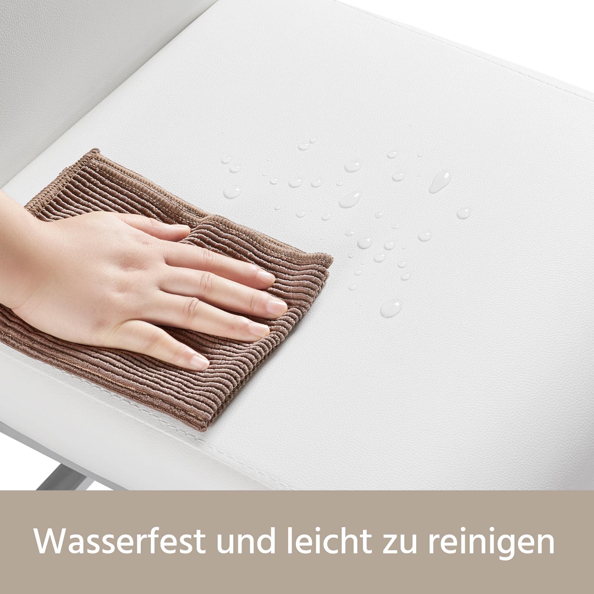 Yaheetech 2er Set Esszimmerstühle Küchenstuhl Schwingstuhl Essgruppe – Bild 6