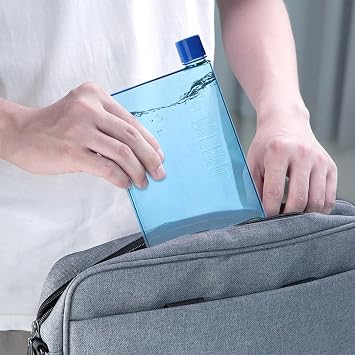 Flat Bottle | A5 Memo Paper Water Bottle, 350ml/420ml, Eco