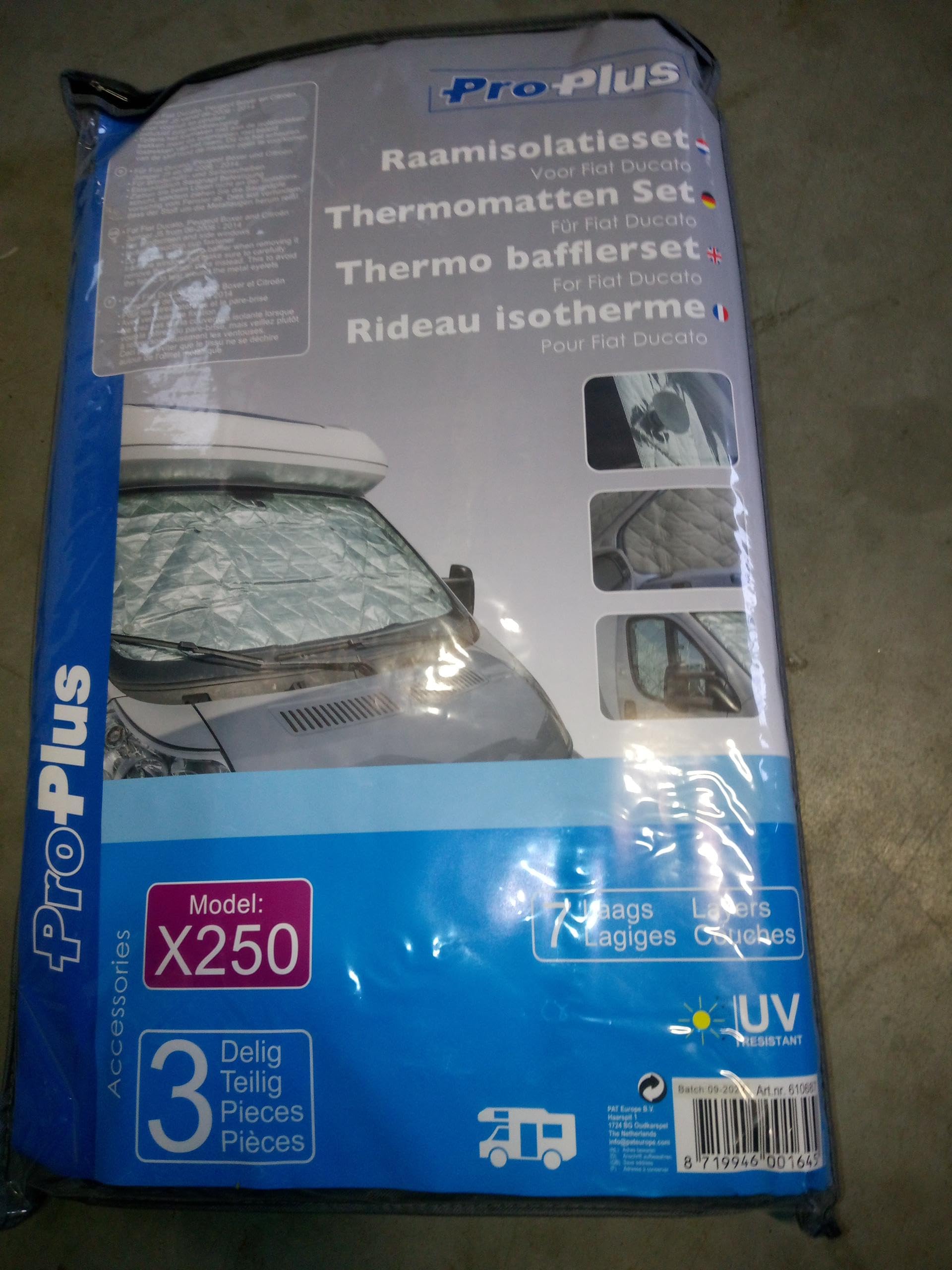 Thermomatten ProPlus Set für FIAT Ducato X250 ab 06-2006 - 2014
