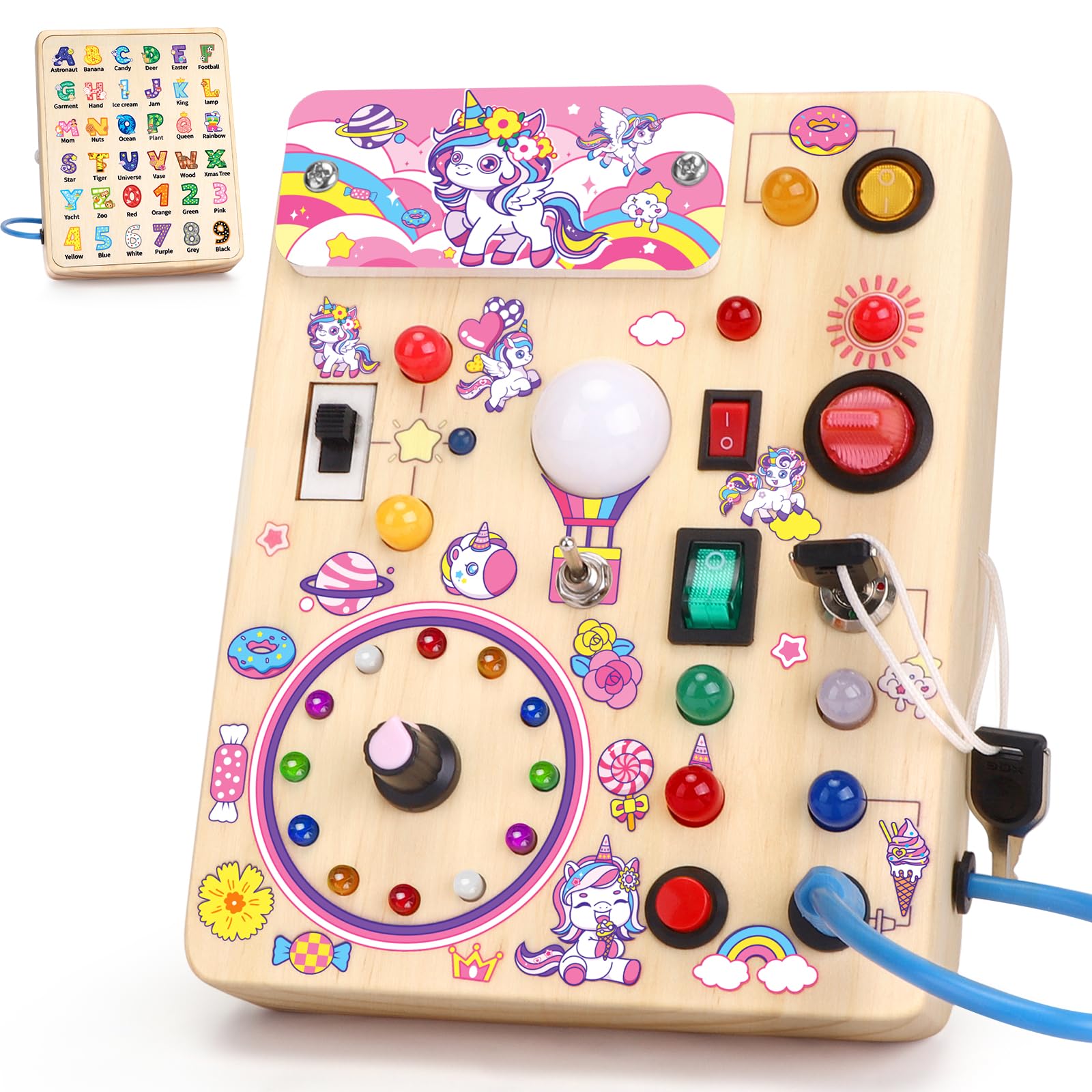 Tablero Ocupado Para Niños Pequeños Montessori Juguetes | Bodega