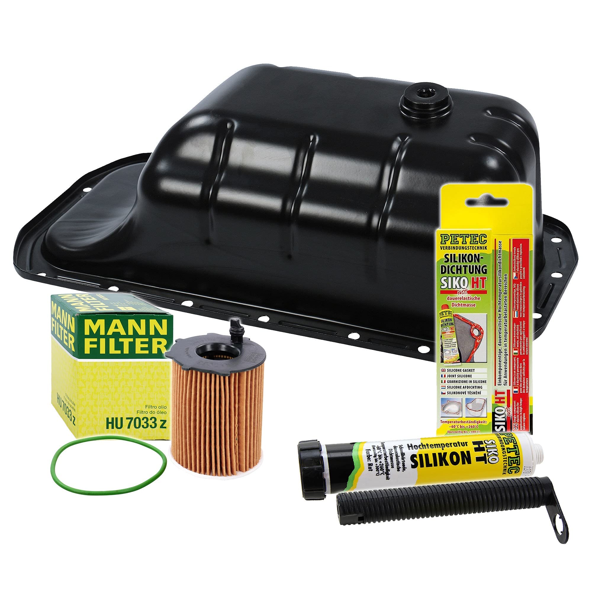1x coppa dell'olio incl. tappo di scarico dell'olio, 1x filtro | Compatibile con: CITROËN BERLINGO Kasten/Großraumlimousine, BERLINGO MULTISPACE, C3 II, C3 PICASSO, C4 CACTUS