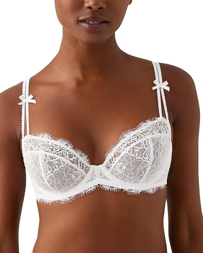 b.tempt'd by Wacoal Women's It's On Unlined Lace Demi Contour Underwire Bra, 951