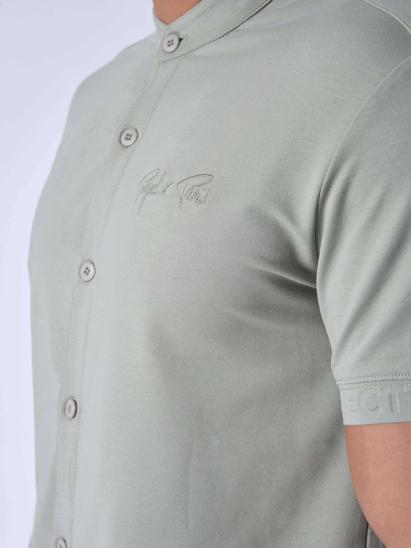 PROJECT X PARIS Camisa para hombre para mejorar el rendimiento en cada uso con detalle técnico 65 35