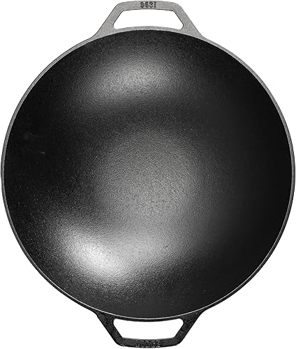 Miniatura 2 de Lodge WOK de hierro fundido pre-sazonado - Mango de doble asistencia - Uso en el horno, en la estufa o en la parrilla - 14 pulgadas