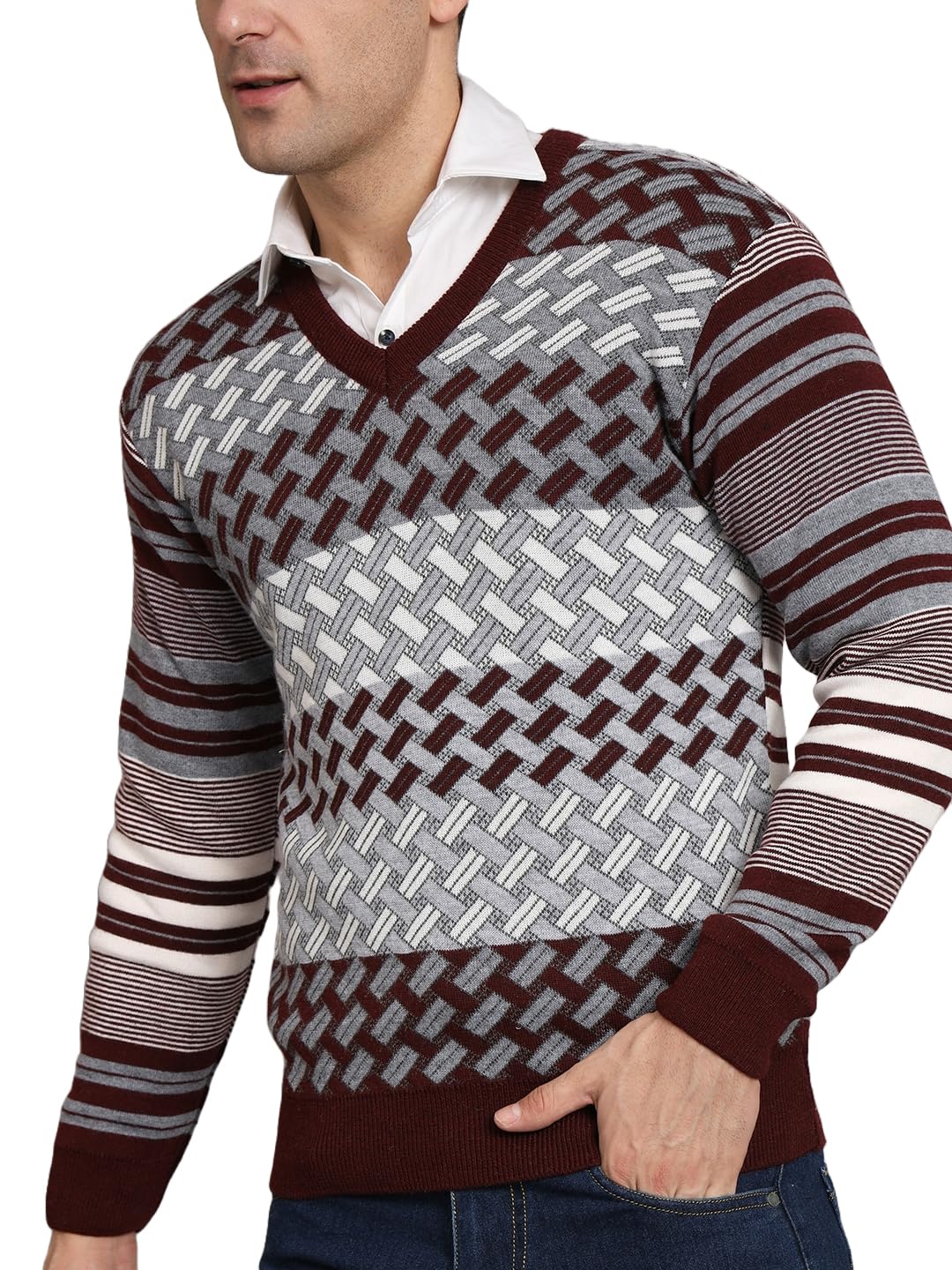 ekools Men's Winterwear Woolen Sweater (4053_eK)-picture-50