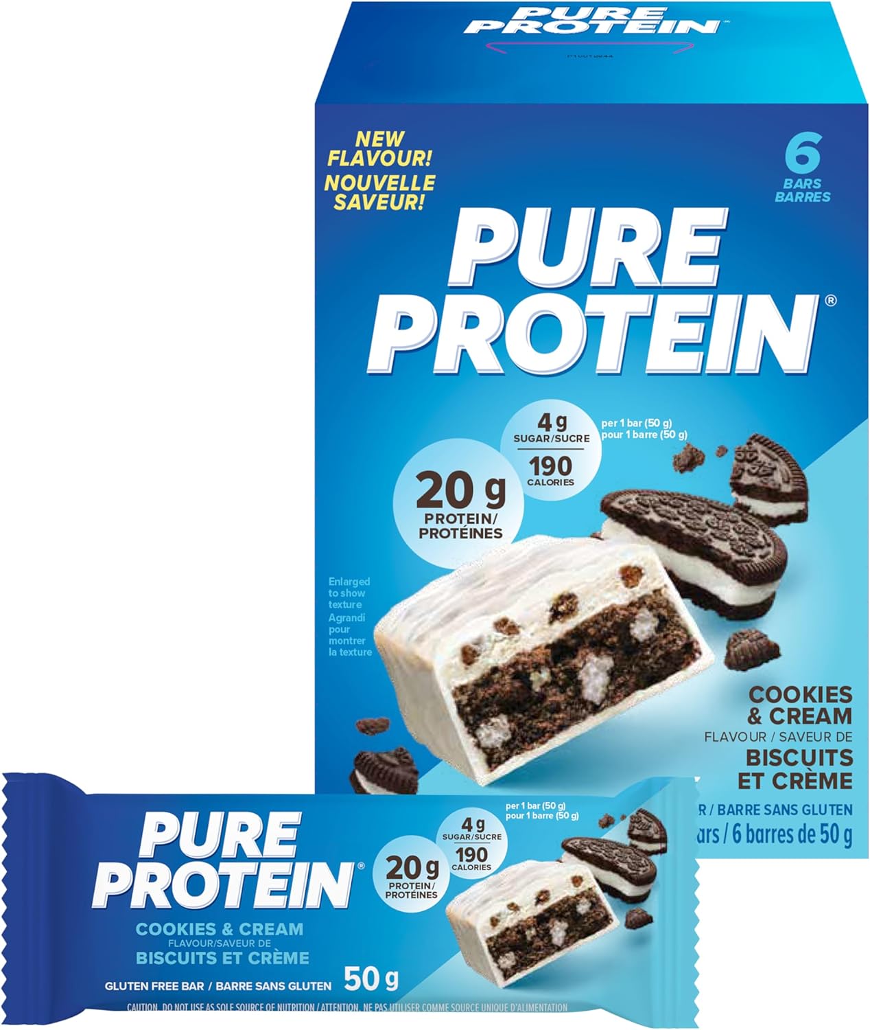 Cookies and Cream Protein Bars