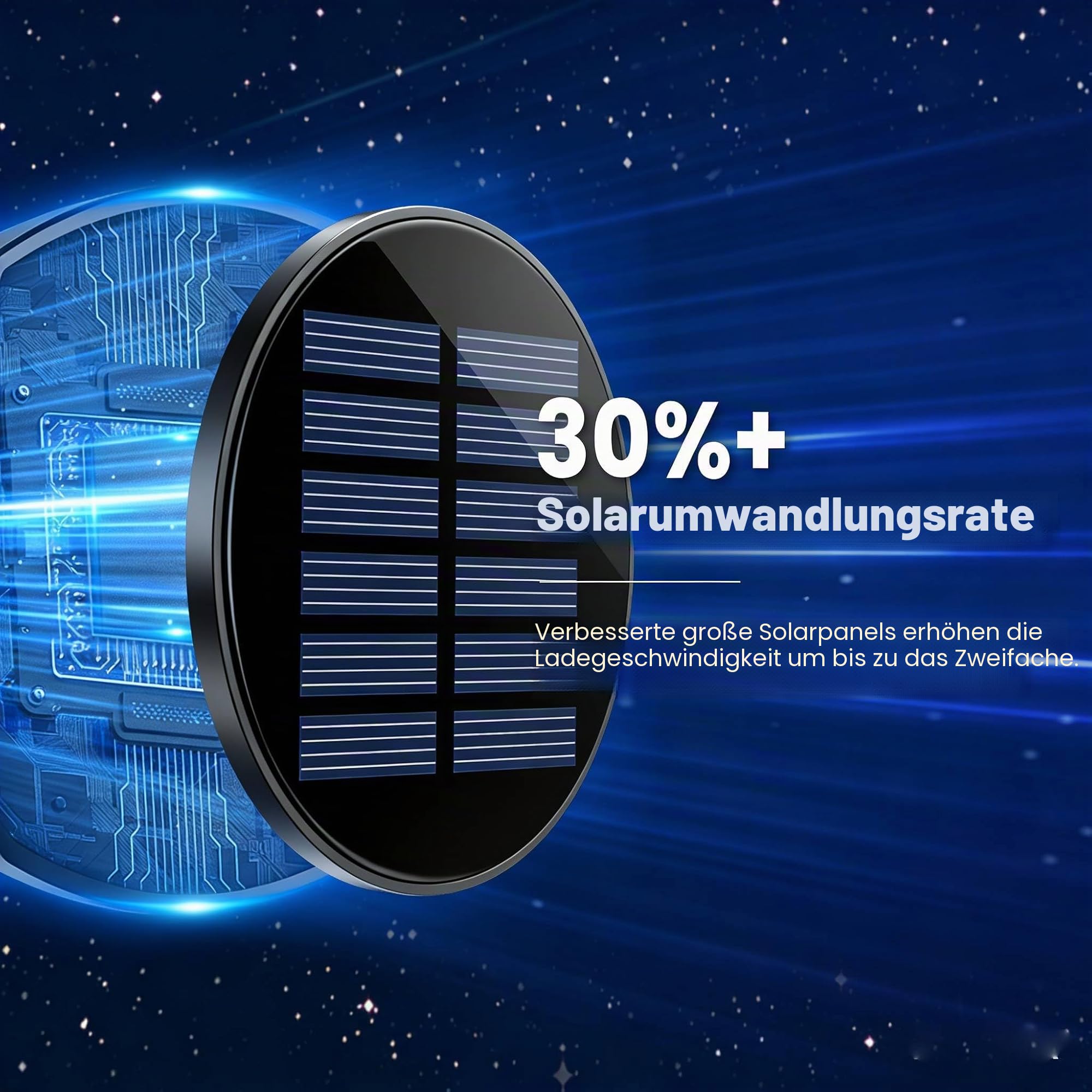 BEAU JARDIN 8 Stück Solarlampen für Außen Rostfreier Stahl, Solarleuchten Garten mit 3 Farbmodi, Gartenbeleuchtung Winterfest & Wasserdicht, Dekolichter für Rasen Terrasse Wege