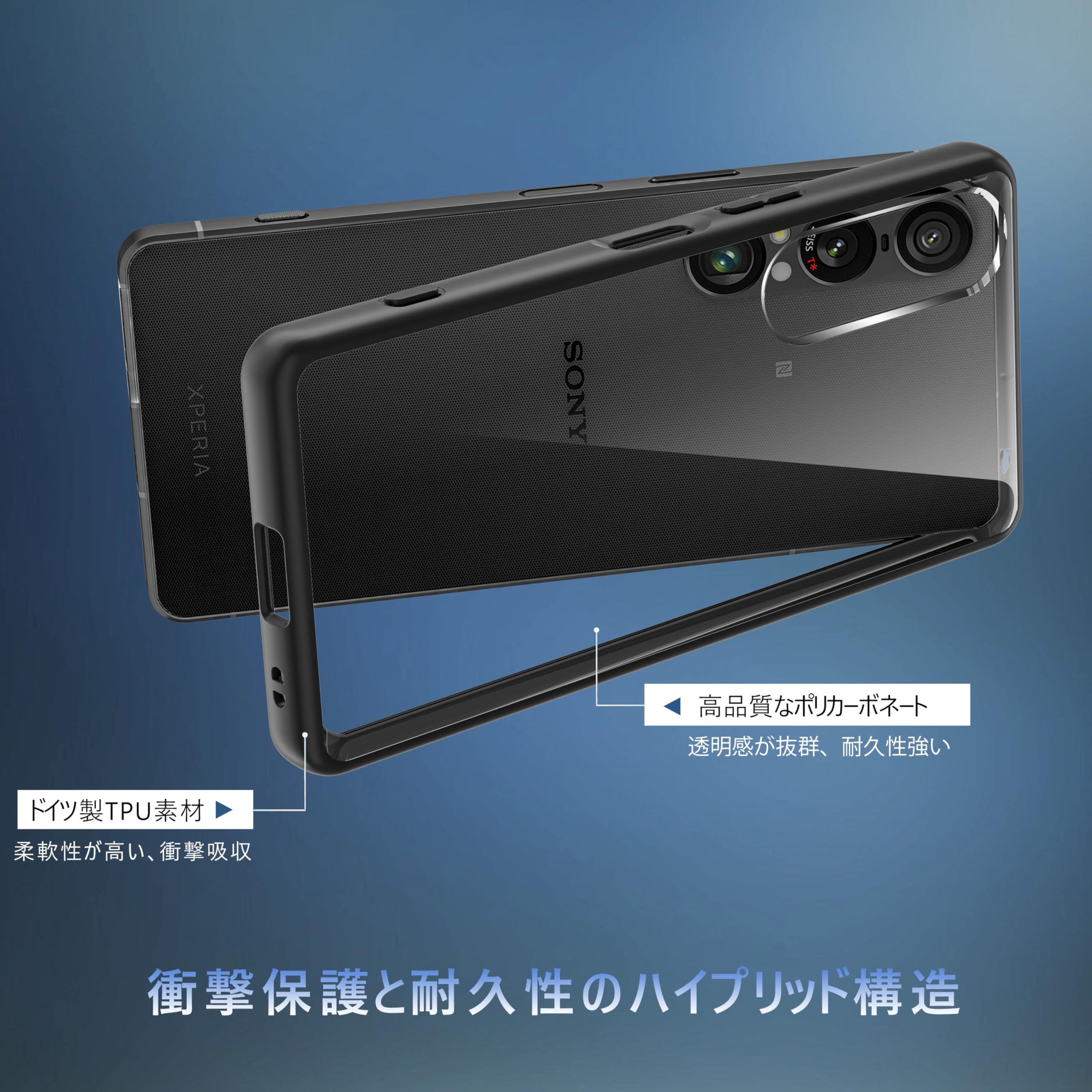 Amazon.co.jp: SONY Xperia 1 VII 用 ケース クリア [SO-51F / SOG15