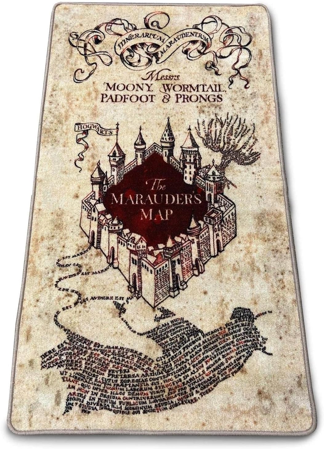 Groovy Harry Potter - Alfombra de Interior Mapa del Merodeador 76x133 cm