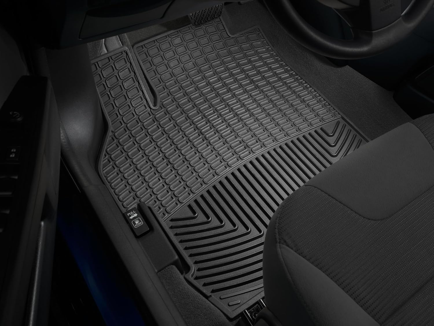 WeatherTech All-Weather Floor Mats for Nissan Sentra 1st Row (W189), Black