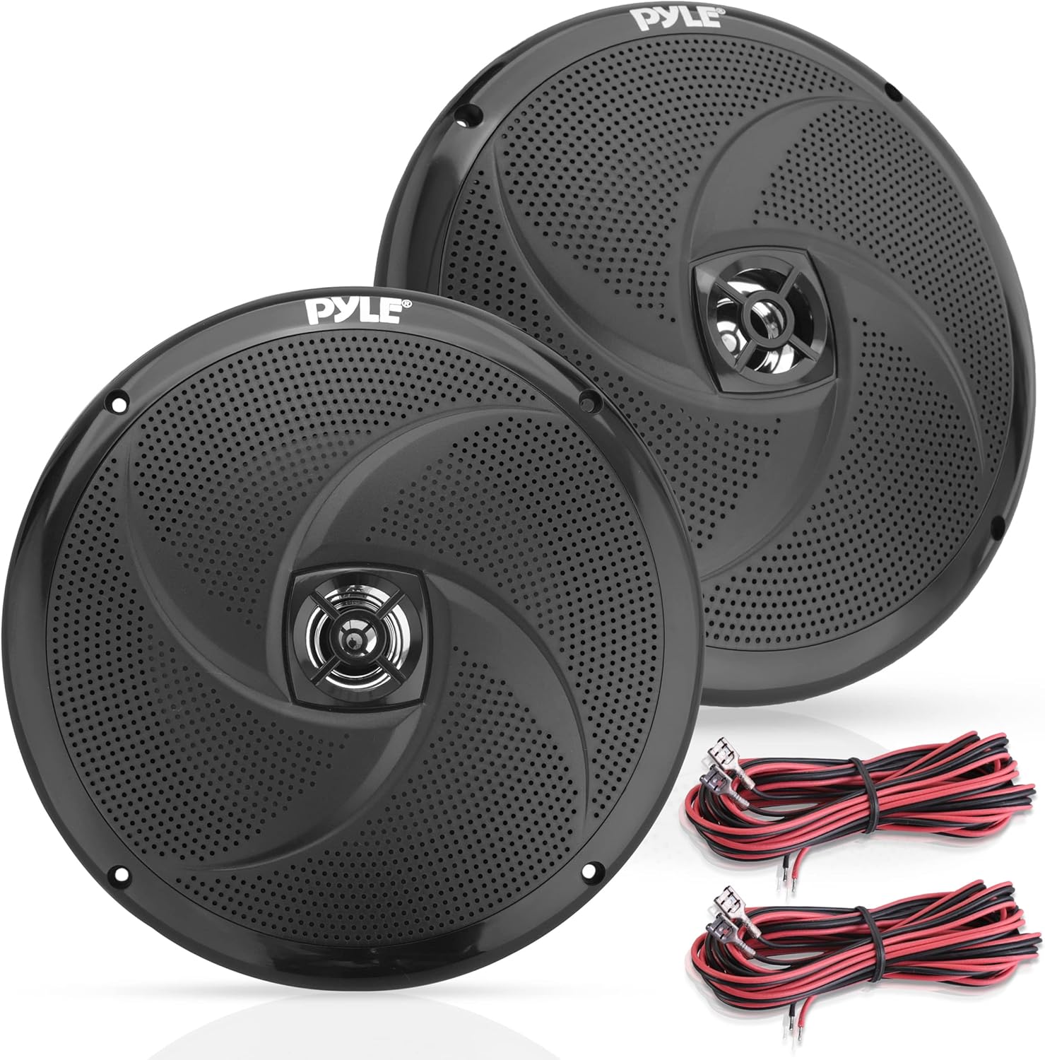 PyleUsa Marine Vehicle Speakers Dual 2Way 320W 4 Ohm Low