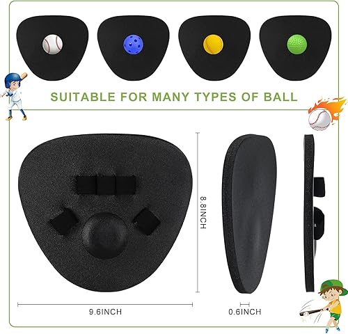 Miniatura 3 de Guantes de entrenamiento de béisbol, guantes de entrenamiento de campo de espuma, guantes de entrenamiento de campo de béisbol para manos rápidas,