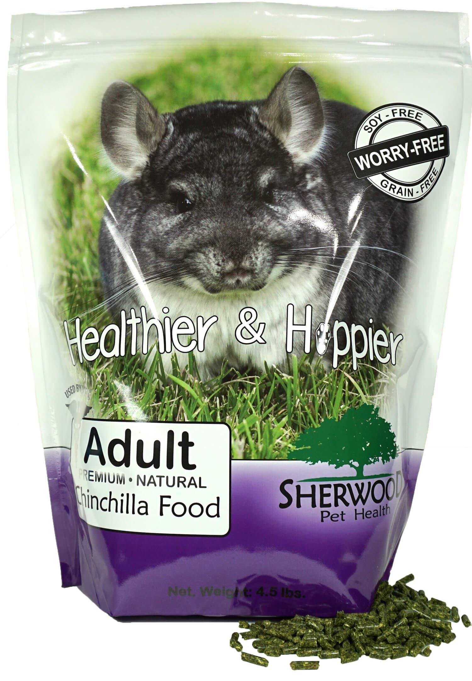 Sherwood Pet Health Adult Chinchilla Food, Alfalfa/Timothy Blend