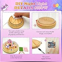 Vista 3 de Haz tu propia luz nocturna, kits de bricolaje de unicornio para niñas, luz nocturna mágica creativa, edición de actualización USB, juguetes