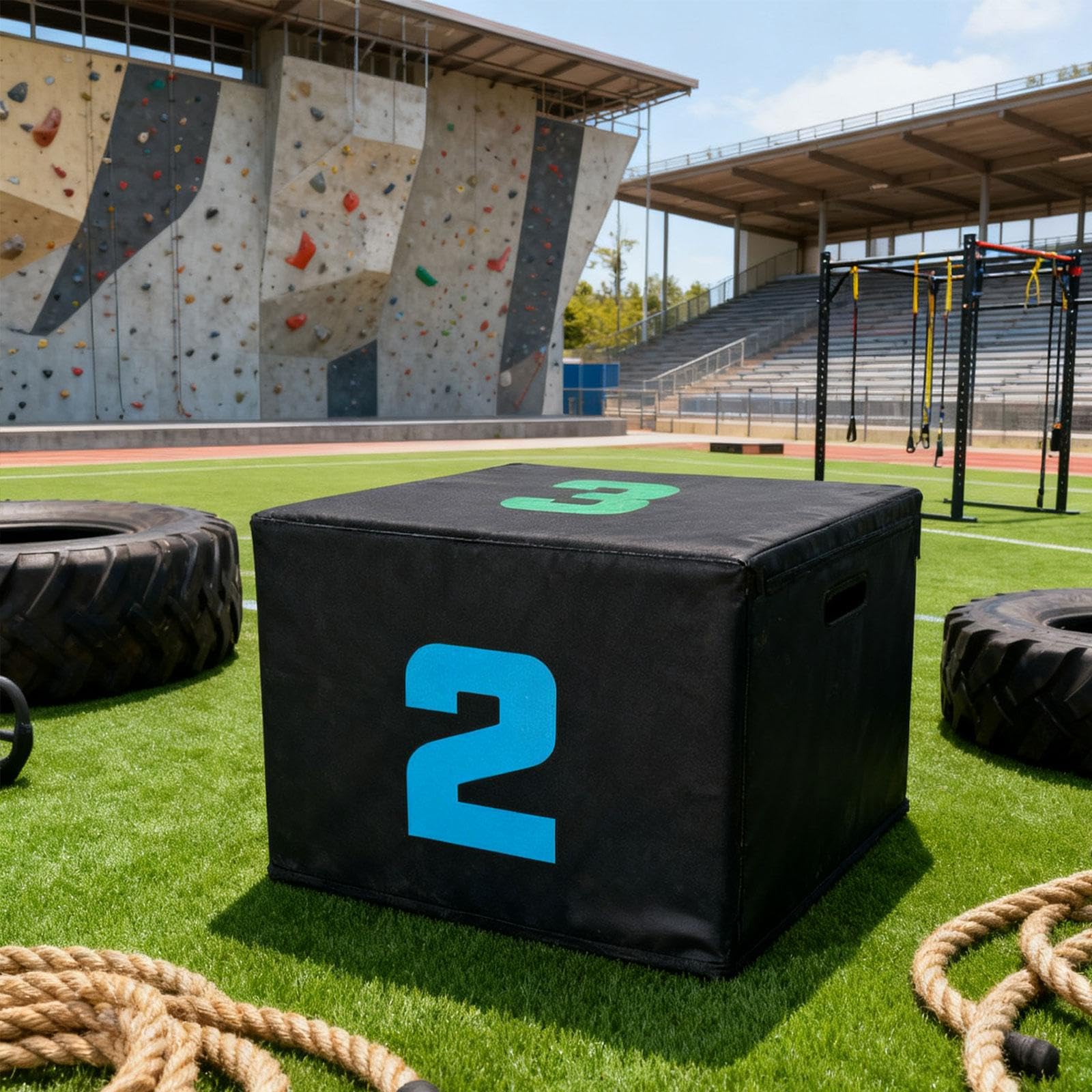 Jump Box Jumping Agility Portable Jump Training Antiscivolo Pliometrico Box per Squat Allenamento Condizionamento Allenamento della