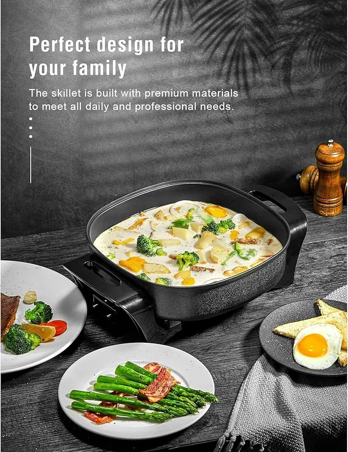 Sartén Eléctrico Antiadherente Familiar 1360W miniatura 2