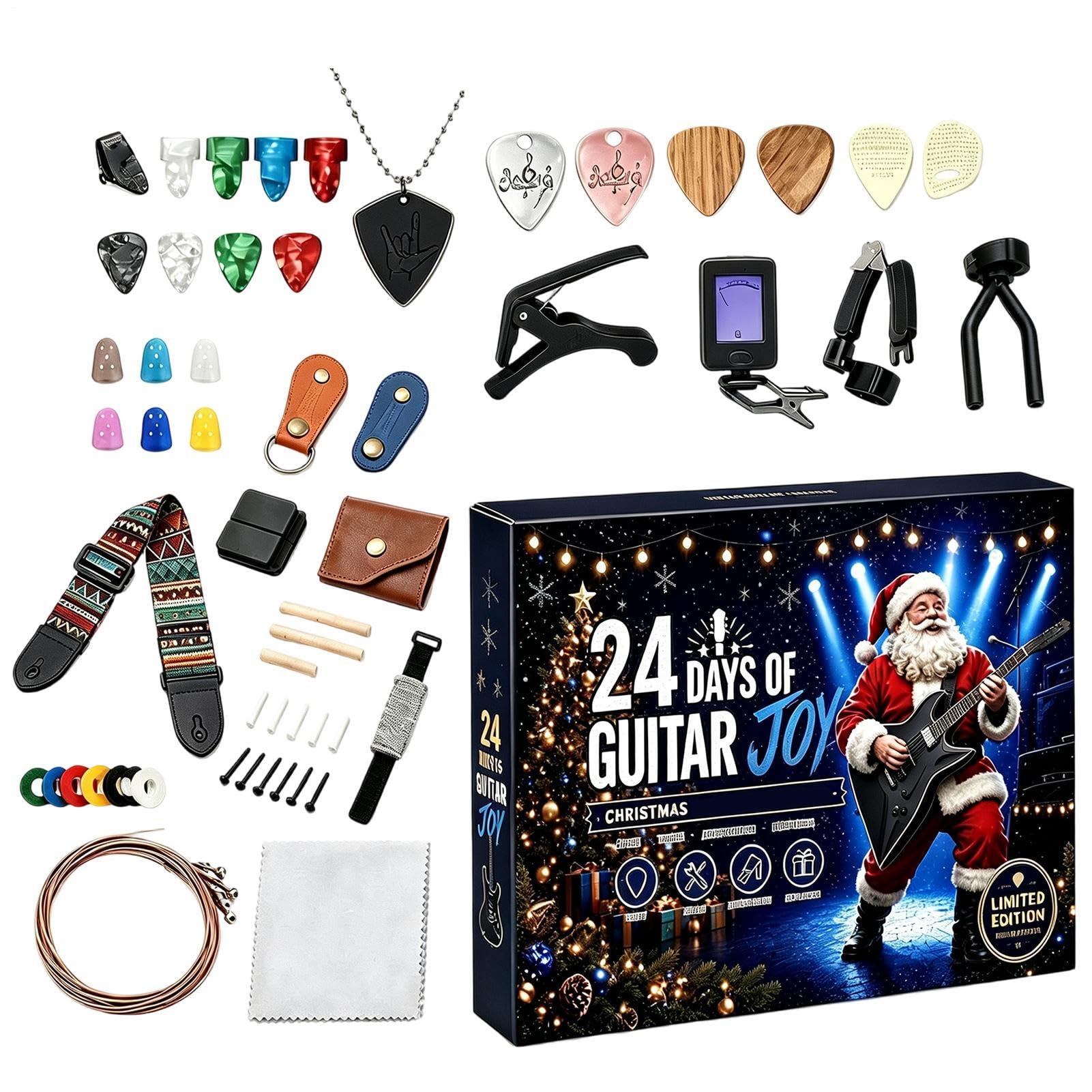 Cuenta atrás de Navidad Set de Herramientas de Adviento de 24 Días con Tema